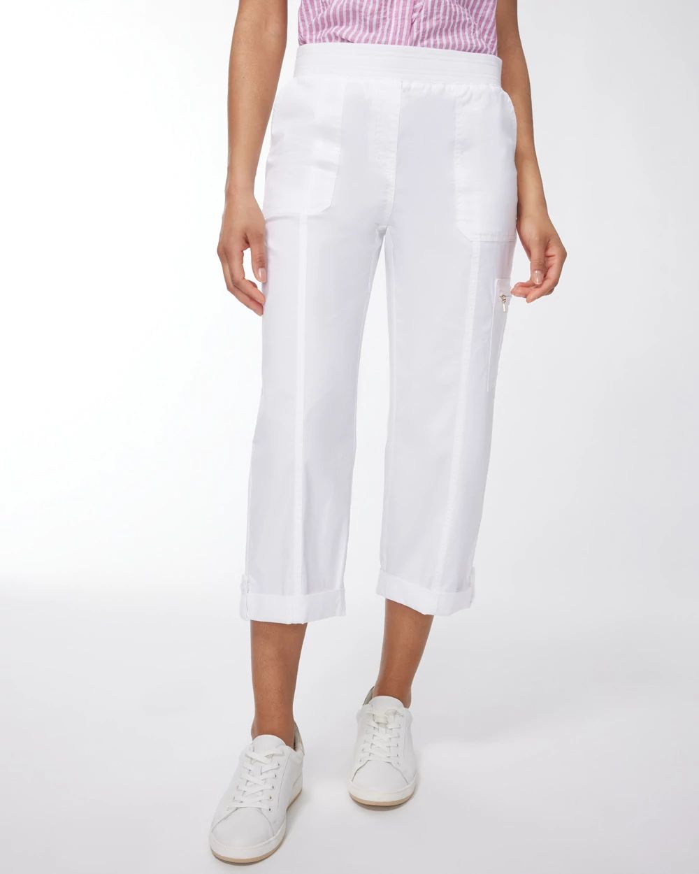 【再入荷！】 Poplin Cropped Chico's | Pants パンツ